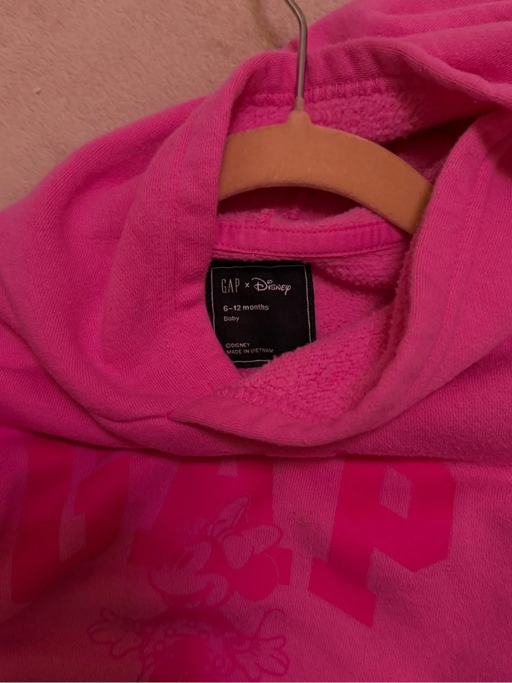 GAP Hot Pink Minnie Hoodie and Skirt Set